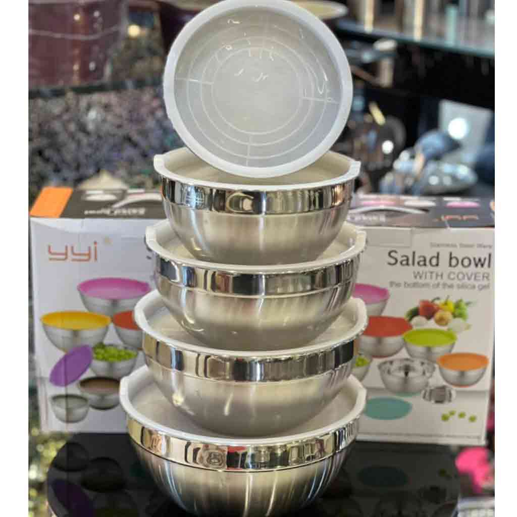 لگن درب دار استیل یی یی