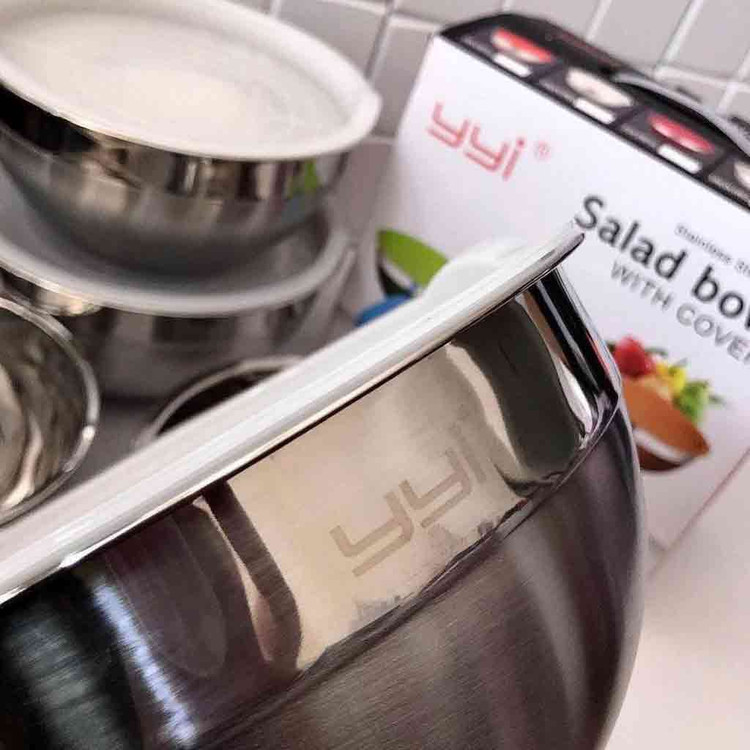 لگن درب دار استیل یی یی